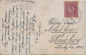 Post Card Emil Gross 13 - 14.3.19